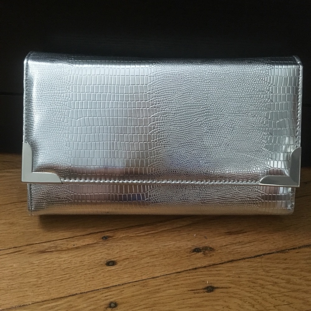 Silver Evening Clutch